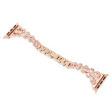 Luxury Diamond strap for Apple watch band 40mm 38mm 6/5/4/3/2/1 iwatch band 40 mm 38 mm 42mm 44mm stainless steel bracelet