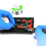 2UUL Soldering Wire 183℃ 100M 50g Diameter 0.3mm 0.6mm Tin Wire Rosin Solid Flux Core Solder Wire For mobile Phone Repair