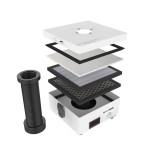 2UU 2UUL uu Filter uuFilter DeskTop Fume Extractor Smoke Absorber Replacement filter Pack 6pcs for One Set 2uul Smoker