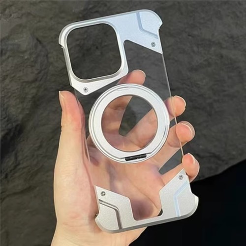 Rotating Stand magnetic suction for iPhone 15 14 13 pro max plus case Magsafe wireless charging anti drop protection cover