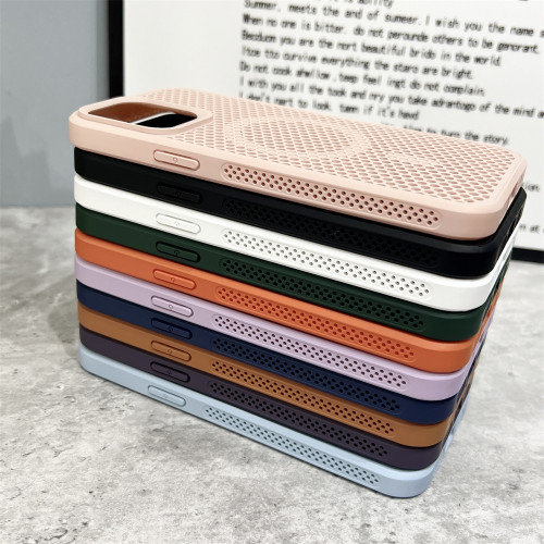 Luxury Honeycomb Heat Dissipation For Magsafe Magnetic Case For iPhone 15 14 13 12 11 Pro Max Plus PC TPU Wireless Charger Cover