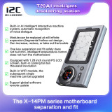 i2c T20 AI intelligent desoldering station preheating station For iPhone X-14Pro Max motherboard layered desoldering repair tool