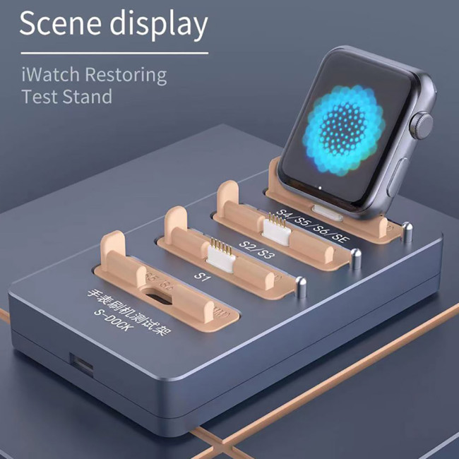 JCID Aixun S-DOCK Awrt iBUS Adapter Restor Tool for iBUS Apple Watch S1 S2 S3 S4 S5 S6 Restoring iWatch Test Stand Repair Tools