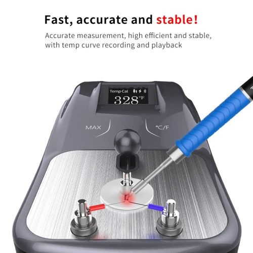 Aixun DT0 Temperature Tester For Soldering Iron Tip/Air Gun Temperature Curve Recording & Playback & Segment &Auto Calibration
