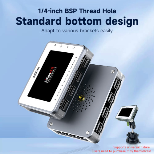 AIXUN PF26 Intelligent Multi-channel Fast Charging Real Time Monitoring Current-voltage Curves of Smartphones and IPads