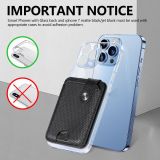 Leather Mobile Phone Card Bag Adhesive Back Sticker Universal Phone Stand Holder with Outdoor Tool Multifunctional