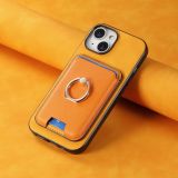 Magnetic Magsafe Wallet Case with Card Holder for IPhone 17 Air 16 15 14 13 12 11 Pro Max XS XR 7 8 Plus Ring Holder PU Leather Cover