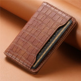 DIY Leather Business Credit Pocket Adhesive Mobile Phone Back Slot ID Bank Card Phone Pouch Phone Back Paste Sticker Card Holder
