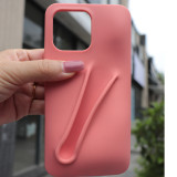 Case For iPhone 15 Pro Max Cases iPhone 14 Cases Lip Gloss Lipstick Lip Balm 3D Make-Up Silicone Case For iPhone 13 12 11 Cover