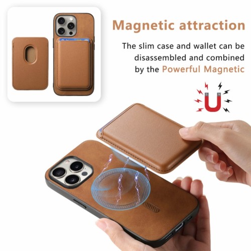 Magnetic Wireless Charging Wallet  with Card Holder Phone Case for IPhone 15 14 13 12 11 Pro Max XS XR 7 8 Plus Leather Cover