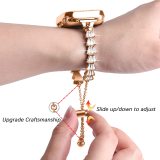 Compatible with Apple Watch Band Bling Diamond Rhinestone Wristband Jewelry Strap Metal iWatch bands Series 8 7 6 5 4 3 2 1 SE