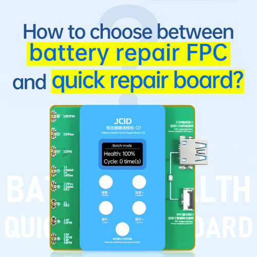 JC JCID Battery Health Quick Repair Board-Q1 for iPhone 11-15 Series Solve Window Pop-up Modify Battery Efficiency OSS W09 Pro