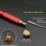 Amaoe Aluminum Bullet 3D Screwdriver for Android Phone Maintenance Disassembly Repair Screwdriver Replaceable Batch Head
