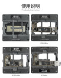 Amaoe Main Board Middle Frame BGA Reballing Stencil Platform For iPhone 12/13/14/15 Series Middle Layer Planting Tin Template