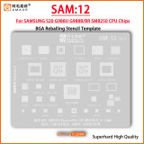 Amaoe SAM1-17 BGA Stencil Reballing For SAMSUNG S7/S7/S6/S8/S9/S10/S20/S21/S22 Ultra Note 10/9/8/6/5 A10 A20 A30 A40 A50 A60 A70