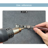 AMAOE M81 Repair Pad for Mobile Phone Maintenance Table High Temperature Resistance Heat Insulation Working Mat