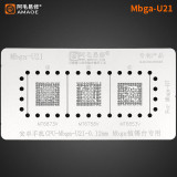 Amaoe BGA Reballing Stencil Platform For Android CPU MT6873V MT6758V MT6853V MT6779V MT6732 MT6752 MT6757V Template Fixture