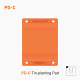 AMAOE PD-C Tin Planting Silicon Mat Universal IC Chip Soldering Insulation Pad Rework Adsorption Silicon Mat for Phone Repair