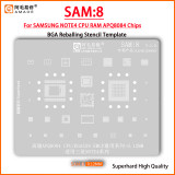 Amaoe SAM1-17 BGA Stencil Reballing For SAMSUNG S7/S7/S6/S8/S9/S10/S20/S21/S22 Ultra Note 10/9/8/6/5 A10 A20 A30 A40 A50 A60 A70