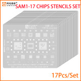 Amaoe SAM1-17 BGA Stencil Reballing For SAMSUNG S7/S7/S6/S8/S9/S10/S20/S21/S22 Ultra Note 10/9/8/6/5 A10 A20 A30 A40 A50 A60 A70
