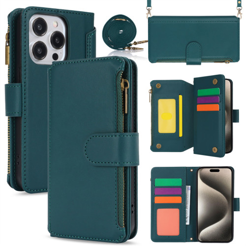 Crossbody Cards Solt Wallet Book Leather Case For iphone 15 14 Plus 13 Pro XS Max 7 8 Purse Pocket Lanyard Bag Cover