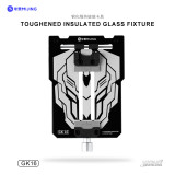 Mijing GK11 - 17 Universal Toughened Insulated Glass Fixture Phone Mainboard CPU Nand Fixture Glue Remove Welding Repair Clamp