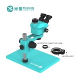 Mijing MJ-31VP Trinocular Microscope Metal Gear Continuous Zoom 7-50x Locking Knob Accurately Lock Magnification Repair Tool
