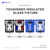 Mijing GK11 - 17 Universal Toughened Insulated Glass Fixture Phone Mainboard CPU Nand Fixture Glue Remove Welding Repair Clamp