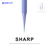 Mijing Anti-magnetic and anti-rust precision titanium alloy tweezers  pointed elbow Tweezers For Picking Tools Anti-slip