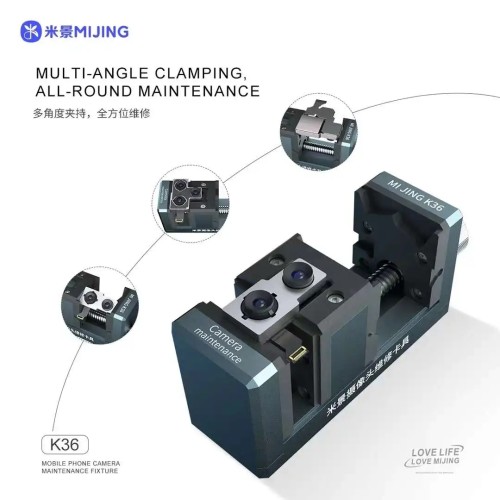 Mijing K36 Camera Fixed Fixture, Mobile Phone Rear Camera Out of Four CS Blur, Watermark, Cable Damage Repair, Clamp Holder Too