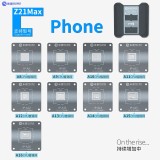 Mijing Z21MAX CPU Reballing Stencil Platform for iPhone,A8-A16,Huawei,Android IC Chip Planting, Tin Template Fixture, Steel Mesh