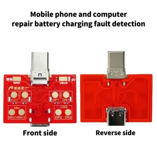 Mijing For Android Type-C Tail Detection Tester Fast Charging VBUS Circuit And DN&DP Detection Testing Board
