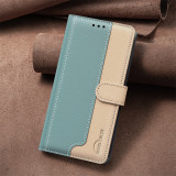 For Galaxy S24+ Color Block Phone Case for Samsung Galaxy S24 S23+ S22+ Ultra S23 FE S22Plus Leather Flip Case Card Pocket Funda