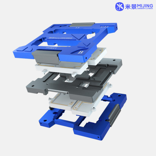Mainboard Layered Test Stand MIJING C21 4in 1 Mainboard layered Testing Fixture Upper Lower Tester For IPhone 13Mini 13 14 15 Pro Max