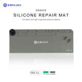 Mijing FM-11 FM-12 Multifunctional High Temperature Resistant Silicone Mat BGA for Mobile Phone Repair and Storage Work Mat Tool