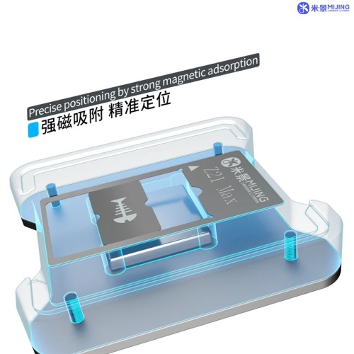 Mijing Z21MAX CPU Reballing Stencil Platform for iPhone,A8-A16,Huawei,Android IC Chip Planting, Tin Template Fixture, Steel Mesh