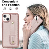 Crossbody Lanyard Leather Wallet Card Phone Case for iPhone  17 Air 16 15 Pro Max 14 Plus 13 12 11 X XR XS SE 2022 8 7 Wrist Strap Cover