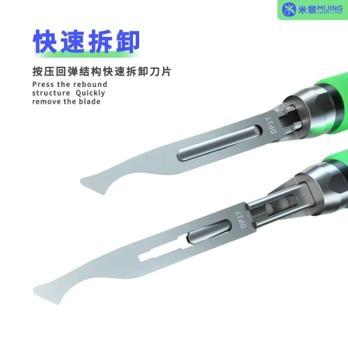 Mijing KC8 8 In 1 Knife Set Mobile Phone CPU NAND Glue Removal Motherboard BGA Chip Scraper Pry Knife Rear Glass Disassembly
