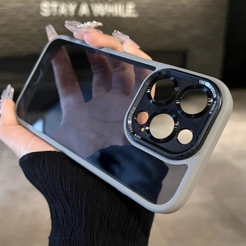 Luxury Shockproof Transparent Phone Case For iPhone 11 12 13 14 15 Pro Max Plus Clear Bumper Cases Cover