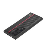 Carbon Fiber Leather Case for Samsung Galaxy S24 Ultra S23 S22 S21 FE + A15 A35 A55 A14 A24 A34 A54 A13 A33 A53 Shockproof Cover