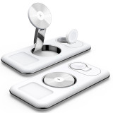3 in 1 Portable Wireless Charger Stand Dock For Apple Watch 8 7 AirPods iPhone 15 14 Plus 13 12 Foldable Fast Charging Station