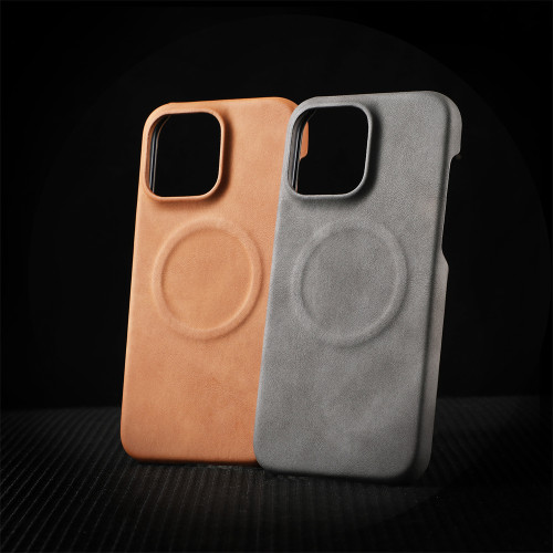 Magnetic Phone Case For iPhone 16 15 14 Plus 13 12 Pro Max For Magsafe Shockproof Retro Business PU Leather Protective Back Cover