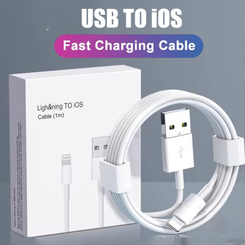 Original USB Quick Charger Cable For iPhone 14 13 12 11 Pro Max Mini 8 Plus XR X XS SE Fast Charging Data Sync Line Cable 1m 2m