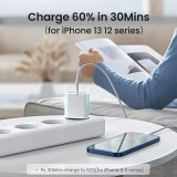 20W PD Quick Charger For APPLE For iPhone 14 13 12 11 Pro Max Fast Charging For iPhone XS MAX X XR 8 Plus 12 mini USB C Cable