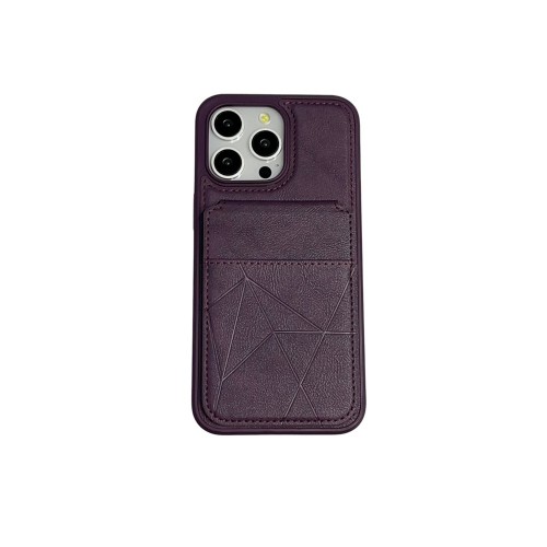Dual Layer 4 Card Slots PU Leather Case For iPhone 15 14 13 12 11 Pro Max Vertical Flip Stand Holder Cover