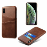 Leather Card Holder Back Phone Case For iPhone 17 Air 16 15 14 Plus 13 Mini 12 11 Pro Max 7 8 Plus SE 2020 6 6s Plus X XS XR Card Slot Cover