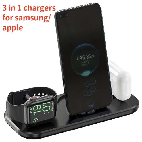 3 in 1 Wireless Charger Stand For Samsung S23 S22 S21 S20 Ultra Note Galaxy Watch 5 4 Active Buds 15W Fast Charging Dock Station