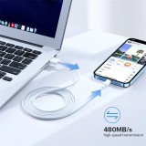 Original USB Quick Charger Cable For iPhone 14 13 12 11 Pro Max Mini 8 Plus XR X XS SE Fast Charging Data Sync Line Cable 1m 2m