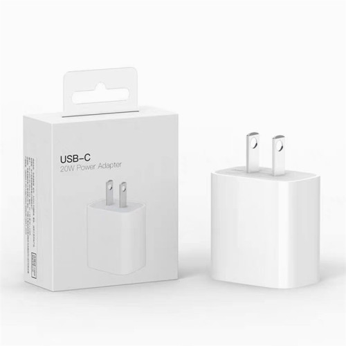 20W PD Fast Wall Charger for iPhone 15 14 Plus 11 12 13 Pro Max X XR XS 8 EU US Plug Quick Charging USB-C Power Adapter With Box