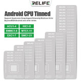RELIFE RL-044 58PCS Android Series Chip Planting Tin Steel Stencil Set Support for Various Android Series Phones Repair Tools